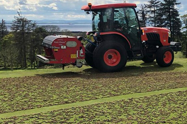Afbeelding bij Always the right tine for a Verti-Drain® at Charleton Golf Club