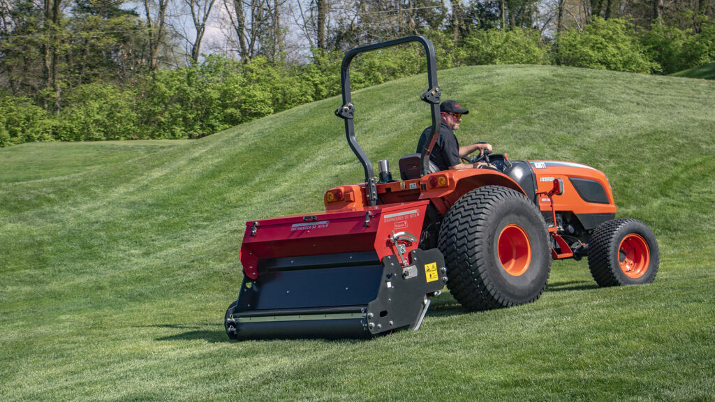 Overseeding with the Redexim 3D  disc overseeder