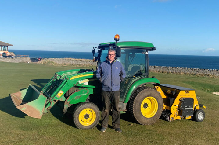 Afbeelding bij Redexim Multi-Seeder delivers seed and significant time-savings for Eyemouth GC