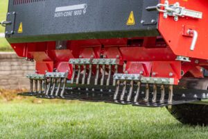Holow tines in Verti-Core from Redexim