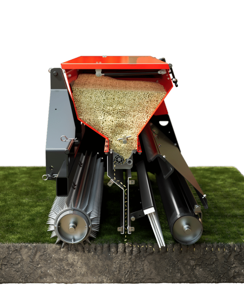 Turf Seeders Speedseed Animation Dimple Seeding