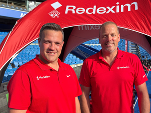 Allen Whellans, UK National Sales Manager, and Toby Clarke, UK Sales Director, of Redexim UK